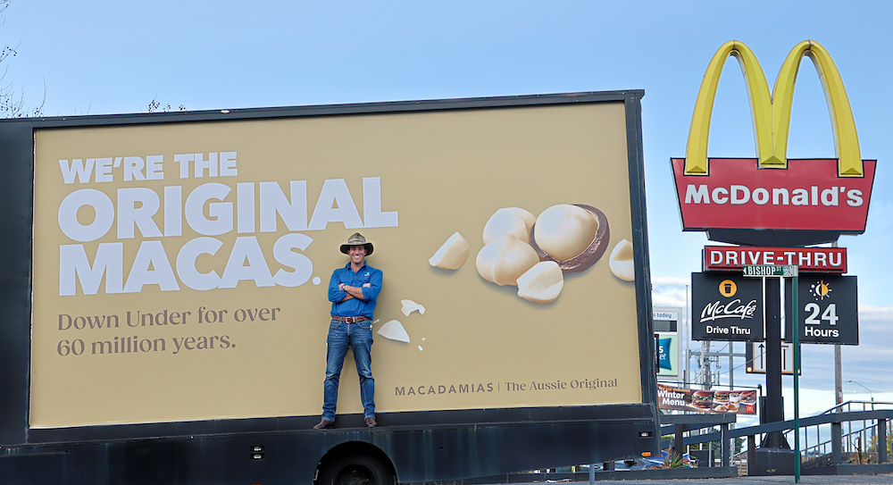 Creative PR campaign highlights macadamia nut’s Australian origin